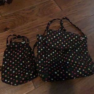 Vera Bradley lunch box and backpack set
